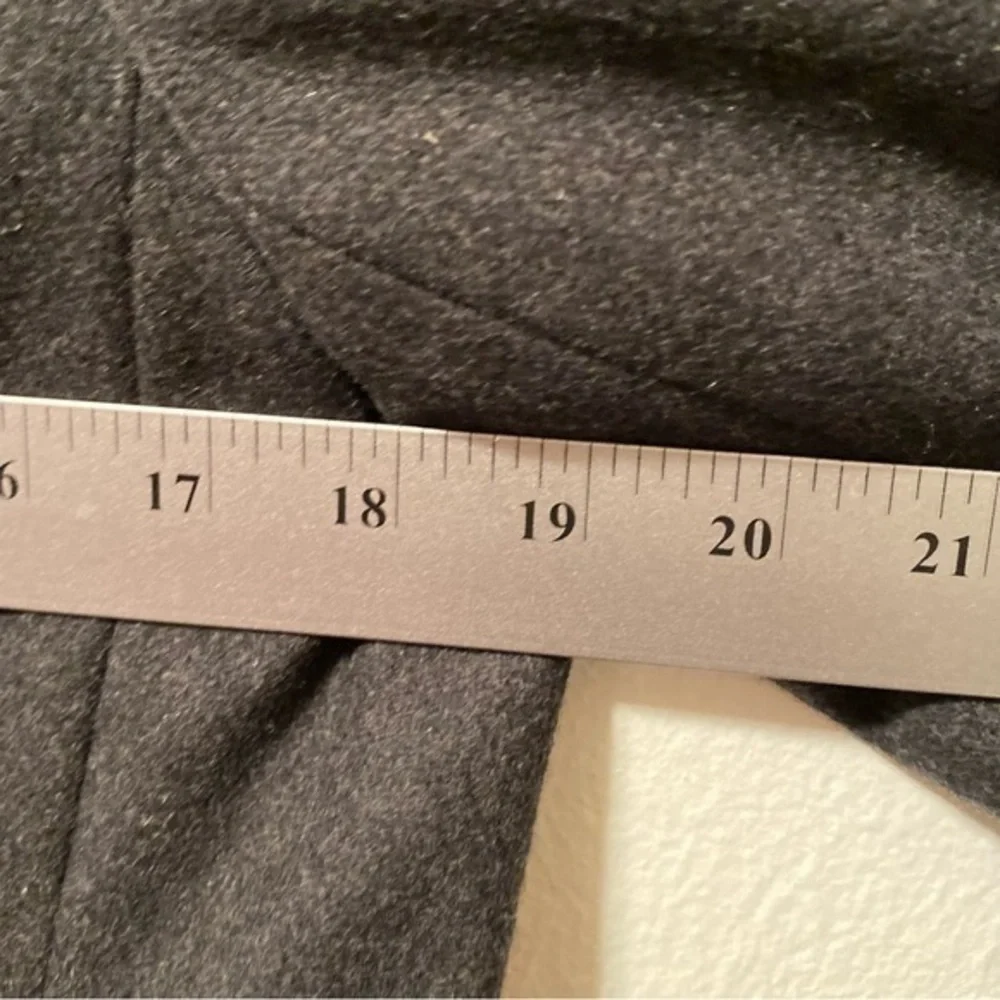 J.Crew‎ Jacket Women’s Size Medium Black Full Zip Wool Blend Pockets